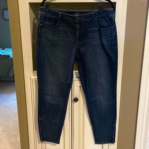 Curvy, Skinny, Ankle jeans